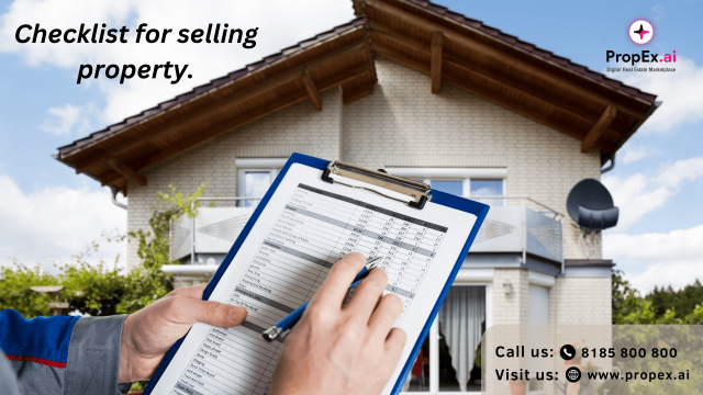 Checklist for selling property